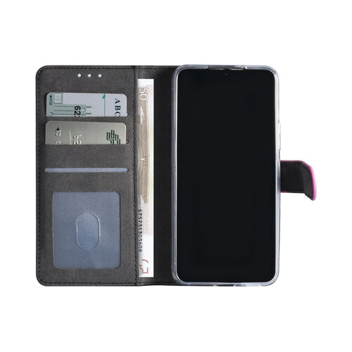 Samsung Galaxy S22 Booktype hoesje - Pasjeshouder - Magneetsluiting - Felroze