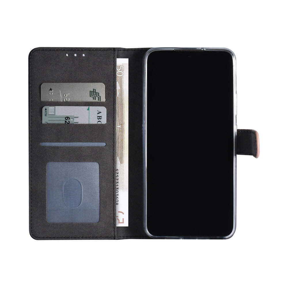 Samsung Galaxy S22 Plus Book type Case - Card holder - Magnetic closure - Rose Gold Samsung Galaxy S22 Plus Book type Case - Card holder - Magnetic closure - Rose Gold