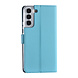 Samsung Galaxy S22 Plus Booktype hoesje - Pasjeshouder - Magneetsluiting - LichtBlauw Samsung Galaxy S22 Plus Booktype hoesje - Pasjeshouder - Magneetsluiting - LichtBlauw