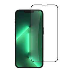 box of 10 - UNIQ Accessory iPhone 13 Pro 10D Full Coverage Tempered Glass - Black Edge