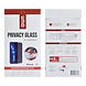 UNIQ Accessory box of 10 - UNIQ Accessory iPhone 13 Privacy Tempered Glass Screenprotector - Black UNIQ Accessory box of 10 - UNIQ Accessory iPhone 13 Privacy Tempered Glass Screenprotector - Black