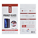 UNIQ Accessory box of 10 - UNIQ Accessory iPhone 12 Pro Privacy Tempered Glass Screenprotector - Black UNIQ Accessory box of 10 - UNIQ Accessory iPhone 12 Pro Privacy Tempered Glass Screenprotector - Black
