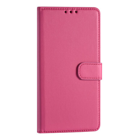 Samsung Galaxy S22 Plus Book type Case - Card holder - Magnetic closure - Hot Pink Samsung Galaxy S22 Plus Book type Case - Card holder - Magnetic closure - Hot Pink