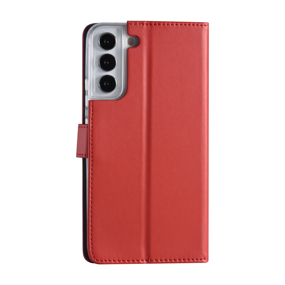 Samsung Étui Galaxy S22 Plus Book type housse - Porte-cartes - Fermeture magnétique - Rouge Samsung Étui Galaxy S22 Plus Book type housse - Porte-cartes - Fermeture magnétique - Rouge