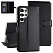 Samsung Galaxy S22 Ultra Book type Case - Card holder - Magnetic closure - Black Samsung Galaxy S22 Ultra Book type Case - Card holder - Magnetic closure - Black
