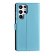 Samsung Étui Galaxy S22 Ultra Book type housse - Porte-cartes - Fermeture magnétique - Bleu clair Samsung Étui Galaxy S22 Ultra Book type housse - Porte-cartes - Fermeture magnétique - Bleu clair