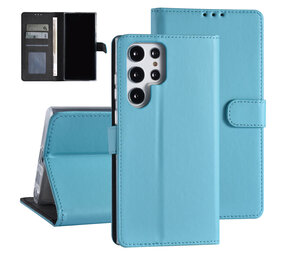 Samsung Étui Galaxy S22 Ultra Book type housse - Porte-cartes - Fermeture magnétique - Bleu clair Samsung Étui Galaxy S22 Ultra Book type housse - Porte-cartes - Fermeture magnétique - Bleu clair