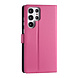 Samsung Étui Galaxy S22 Ultra Book type housse - Porte-cartes - Fermeture magnétique - Rose vif Samsung Étui Galaxy S22 Ultra Book type housse - Porte-cartes - Fermeture magnétique - Rose vif