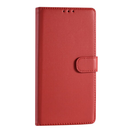 Samsung Galaxy S22 Ultra Book type Case - Card holder - Magnetic closure - Red Samsung Galaxy S22 Ultra Book type Case - Card holder - Magnetic closure - Red