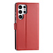 Samsung Étui Galaxy S22 Ultra Book type housse - Porte-cartes - Fermeture magnétique - Rouge Samsung Étui Galaxy S22 Ultra Book type housse - Porte-cartes - Fermeture magnétique - Rouge