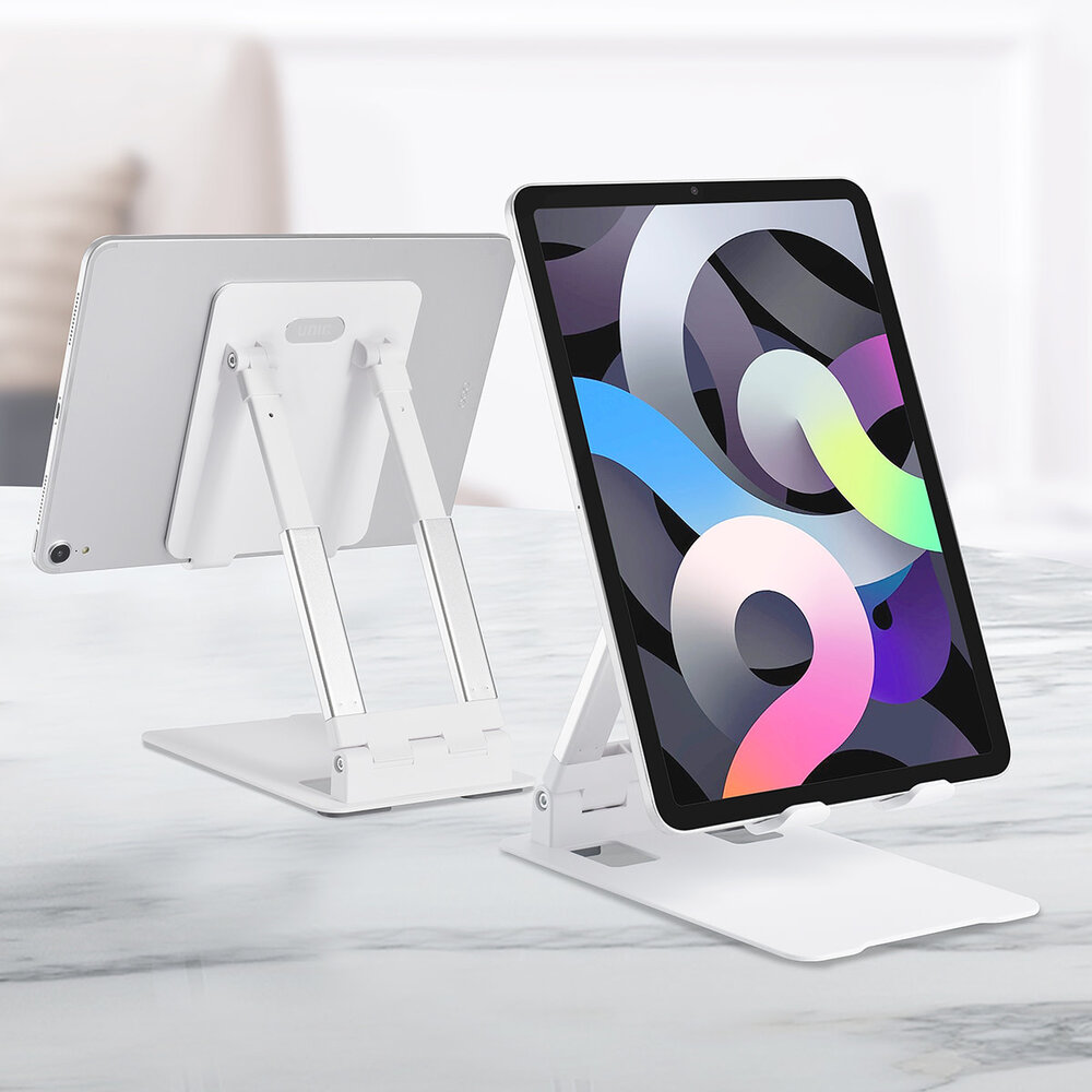 UNIQ Accessory UNIQ Accessory Support Universel pour Tablette - Pliable - Blanc UNIQ Accessory UNIQ Accessory Support Universel pour Tablette - Pliable - Blanc