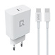 UNIQ Accessory UNIQ Accessory Snellader PD 25W Adapter met USB Type-C kabel - Wit UNIQ Accessory UNIQ Accessory Snellader PD 25W Adapter met USB Type-C kabel - Wit