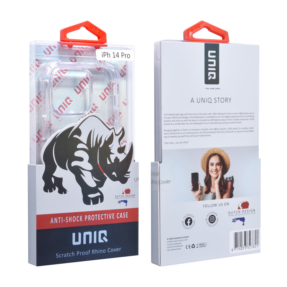UNIQ Accessory UNIQ Accessory iPhone 14 & 15 Plus SilikonHulle - Transparent - Antishock UNIQ Accessory UNIQ Accessory iPhone 14 & 15 Plus SilikonHulle - Transparent - Antishock