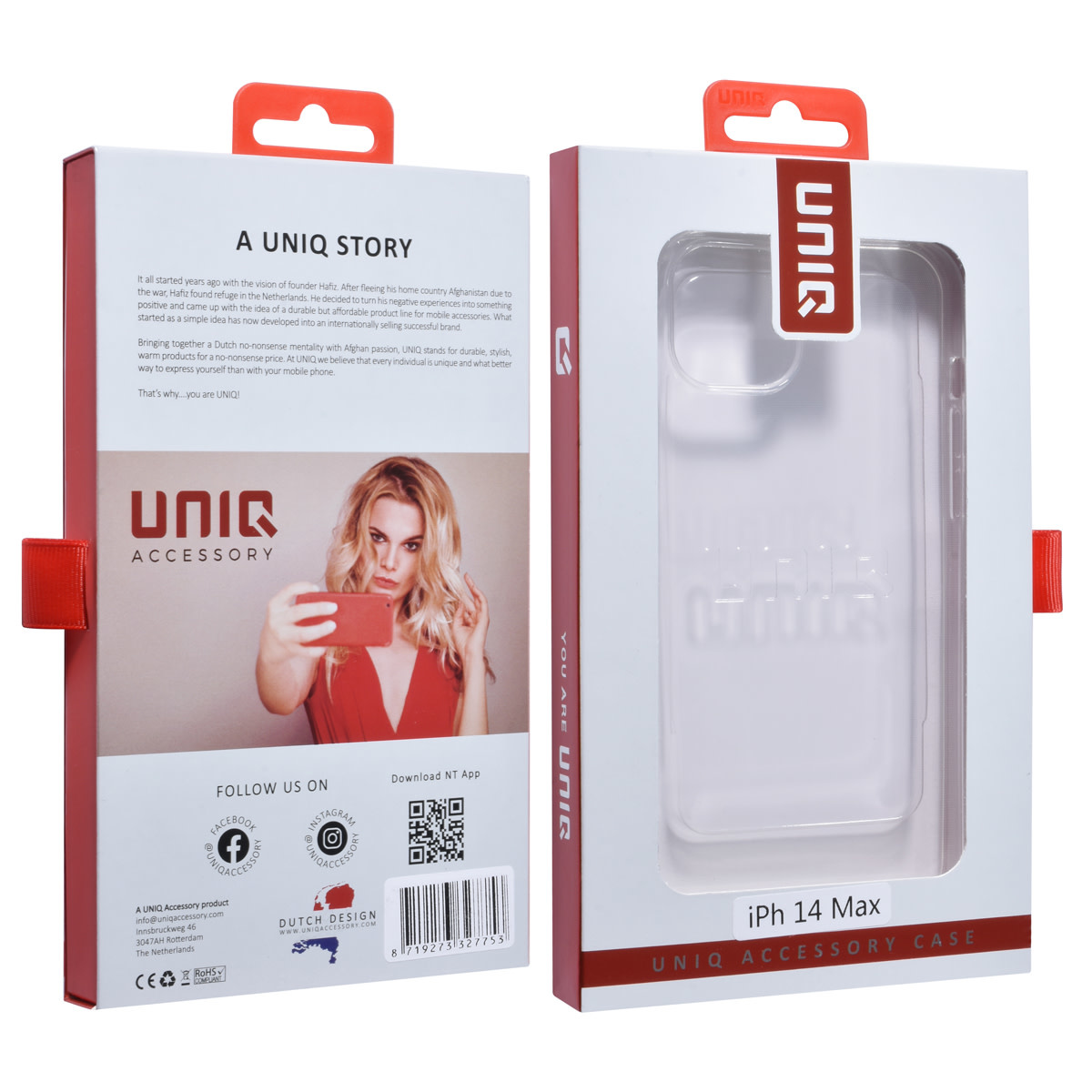 UNIQ Accessory UNIQ Accessory iPhone 14 & 15 Plus TPU Backcover - Transparant, foto 4 van 4