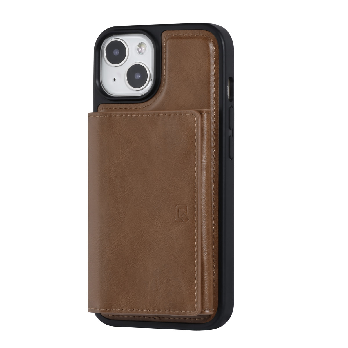 UNIQ Accessory UNIQ Accessory iPhone 14 & 13 Backcover hoesje - met afneembare Pasjeshouder - DonkerBruin, foto 3 van 6