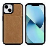 UNIQ Accessory UNIQ Accessory iPhone 14 & 13 Backcover hoesje - met afneembare Pasjeshouder - LichtBruin UNIQ Accessory UNIQ Accessory iPhone 14 & 13 Backcover hoesje - met afneembare Pasjeshouder - LichtBruin