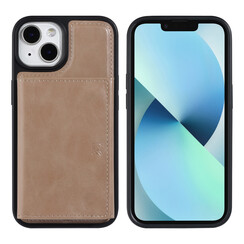 UNIQ Accessory iPhone 14 & 13 Hardcase Backcover - with removable card holder - Rose Gold