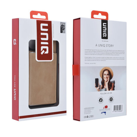 UNIQ Accessory UNIQ Accessory iPhone 14 & 13 Hardcase Backcover - with removable card holder - Rose Gold UNIQ Accessory UNIQ Accessory iPhone 14 & 13 Hardcase Backcover - with removable card holder - Rose Gold