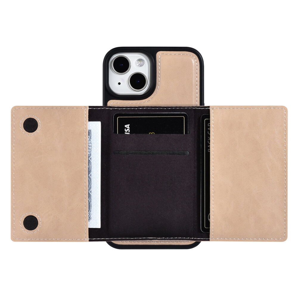 UNIQ Accessory UNIQ Accessory Coque arriere rigide iPhone 14 & 13- avec porte-carte amovible - Or UNIQ Accessory UNIQ Accessory Coque arriere rigide iPhone 14 & 13- avec porte-carte amovible - Or