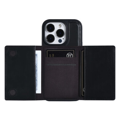 UNIQ Accessory UNIQ Accessory iPhone 14 Pro Backcover hoesje - met afneembare Pasjeshouder - Zwart UNIQ Accessory UNIQ Accessory iPhone 14 Pro Backcover hoesje - met afneembare Pasjeshouder - Zwart