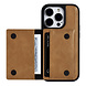 UNIQ Accessory UNIQ Accessory iPhone 14 Pro Hardcase-Rückseite - mit abnehmbarem Kartenhalter - Hellbraun UNIQ Accessory UNIQ Accessory iPhone 14 Pro Hardcase-Rückseite - mit abnehmbarem Kartenhalter - Hellbraun