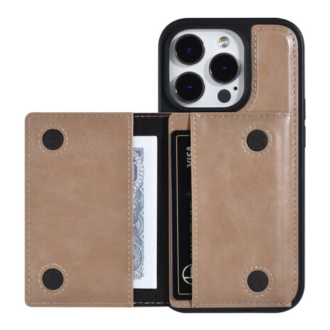 UNIQ Accessory UNIQ Accessory iPhone 14 Pro Hardcase-Rückseite - mit abnehmbarem Kartenhalter - Rose Gold UNIQ Accessory UNIQ Accessory iPhone 14 Pro Hardcase-Rückseite - mit abnehmbarem Kartenhalter - Rose Gold