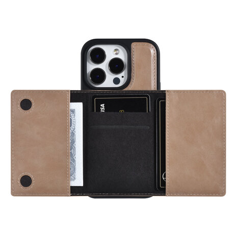 UNIQ Accessory UNIQ Accessory iPhone 14 Pro Hardcase-Rückseite - mit abnehmbarem Kartenhalter - Rose Gold UNIQ Accessory UNIQ Accessory iPhone 14 Pro Hardcase-Rückseite - mit abnehmbarem Kartenhalter - Rose Gold