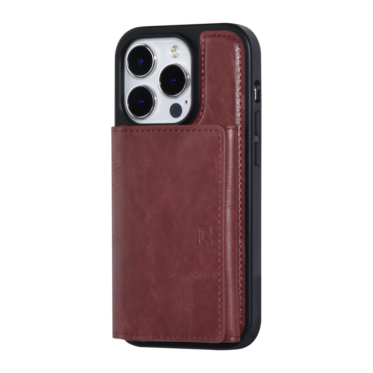 UNIQ Accessory UNIQ Accessory iPhone 14 Pro Backcover hoesje - met afneembare Pasjeshouder - Rood, foto 3 van 6
