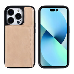 UNIQ Accessory iPhone 14 Pro Hardcase Backcover - with removable card holder - Gold