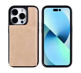 UNIQ Accessory UNIQ Accessory iPhone 14 Pro Backcover hoesje - met afneembare Pasjeshouder - Goud UNIQ Accessory UNIQ Accessory iPhone 14 Pro Backcover hoesje - met afneembare Pasjeshouder - Goud