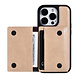 UNIQ Accessory UNIQ Accessory iPhone 14 Pro Backcover hoesje - met afneembare Pasjeshouder - Goud UNIQ Accessory UNIQ Accessory iPhone 14 Pro Backcover hoesje - met afneembare Pasjeshouder - Goud