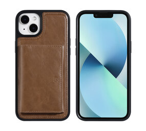 UNIQ Accessory UNIQ Accessory iPhone 14 & 15 Plus Hardcase-Ruckseite - mit abnehmbarem Kartenhalter - Dunkelbraun UNIQ Accessory UNIQ Accessory iPhone 14 & 15 Plus Hardcase-Ruckseite - mit abnehmbarem Kartenhalter - Dunkelbraun