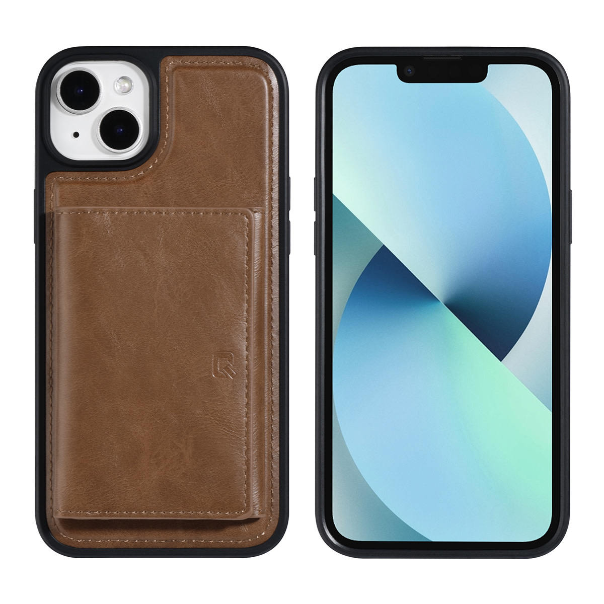 UNIQ Accessory UNIQ Accessory iPhone 14 Plus Backcover hoesje - met afneembare Pasjeshouder - DonkerBruin