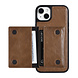 UNIQ Accessory UNIQ Accessory iPhone 14 Plus Backcover hoesje - met afneembare Pasjeshouder - DonkerBruin UNIQ Accessory UNIQ Accessory iPhone 14 Plus Backcover hoesje - met afneembare Pasjeshouder - DonkerBruin