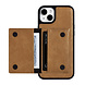UNIQ Accessory UNIQ Accessory iPhone 14 & 15 Plus Hardcase-Ruckseite - mit abnehmbarem Kartenhalter - Hellbraun UNIQ Accessory UNIQ Accessory iPhone 14 & 15 Plus Hardcase-Ruckseite - mit abnehmbarem Kartenhalter - Hellbraun