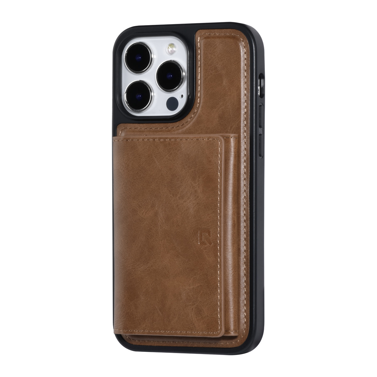 UNIQ Accessory UNIQ Accessory iPhone 14 Pro Max Backcover hoesje - met afneembare Pasjeshouder - DonkerBruin, foto 3 van 6