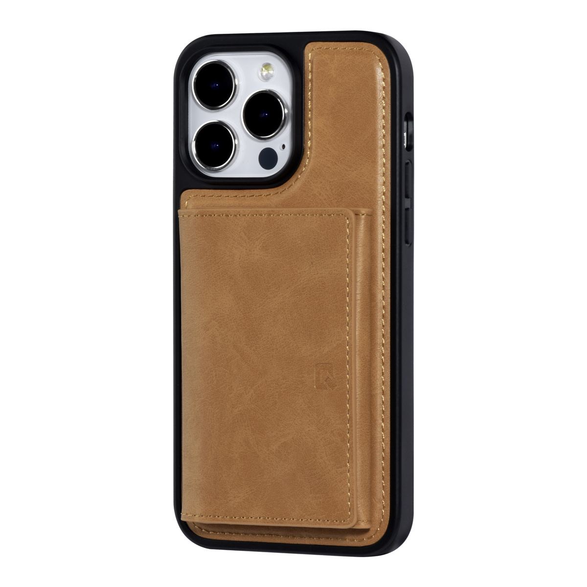 UNIQ Accessory UNIQ Accessory iPhone 14 Pro Max Backcover hoesje - met afneembare Pasjeshouder - LichtBruin, foto 3 van 6