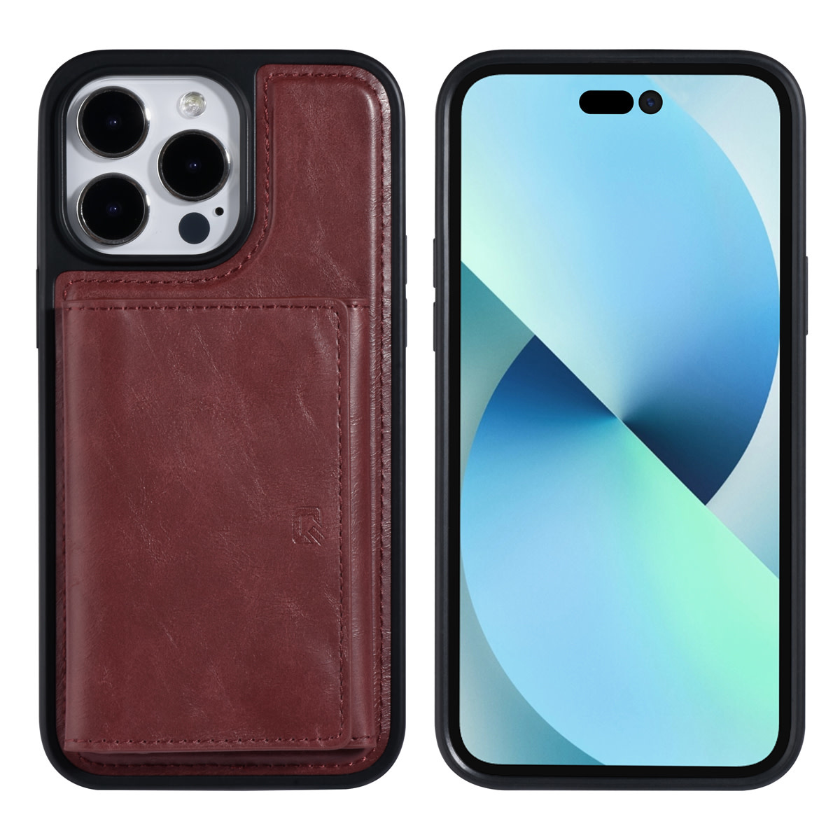UNIQ Accessory UNIQ Accessory iPhone 14 Pro Max Backcover hoesje - met afneembare Pasjeshouder - Rood