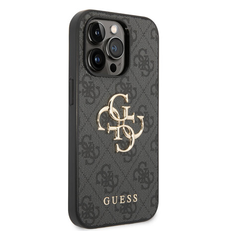 Guess Guess coque arrière rigide pour iPhone 14 Pro - 4G - Big Metal Logo - Gris Guess Guess coque arrière rigide pour iPhone 14 Pro - 4G - Big Metal Logo - Gris