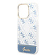 Guess Guess coque arrière rigide pour iPhone 14 Pro - 4G Pattern Script - Bleu Guess Guess coque arrière rigide pour iPhone 14 Pro - 4G Pattern Script - Bleu