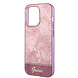 Guess Guess coque arrière rigide pour iPhone 14 Pro - Collection Jungle - Rose Guess Guess coque arrière rigide pour iPhone 14 Pro - Collection Jungle - Rose