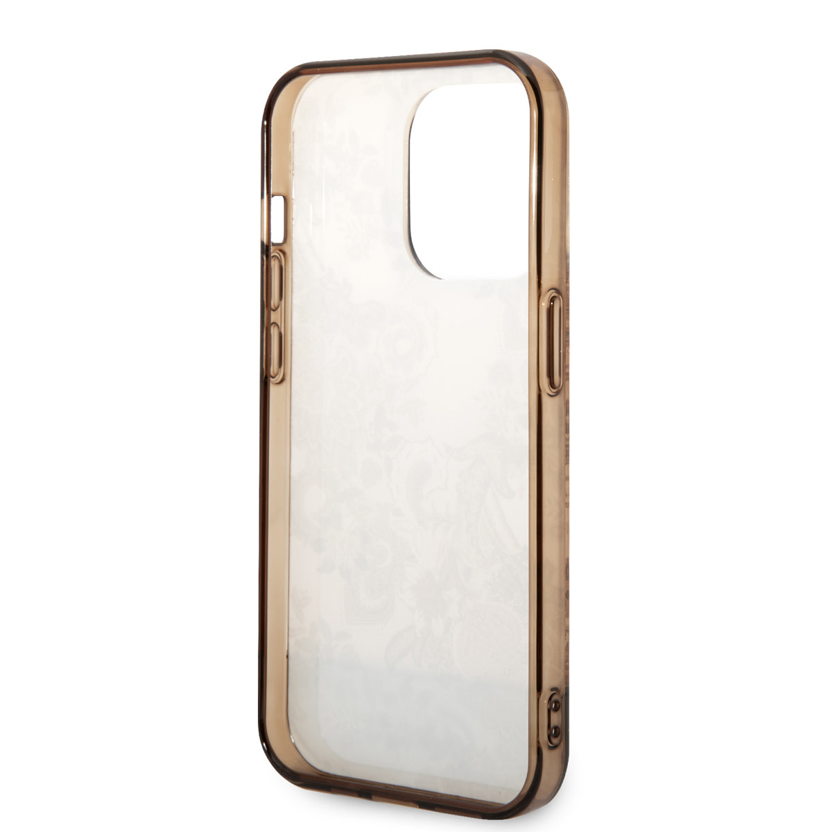 Guess Guess iPhone 14 Pro Hardcase Backcover - Porselein Collectie - Bruin, foto 6 van 6
