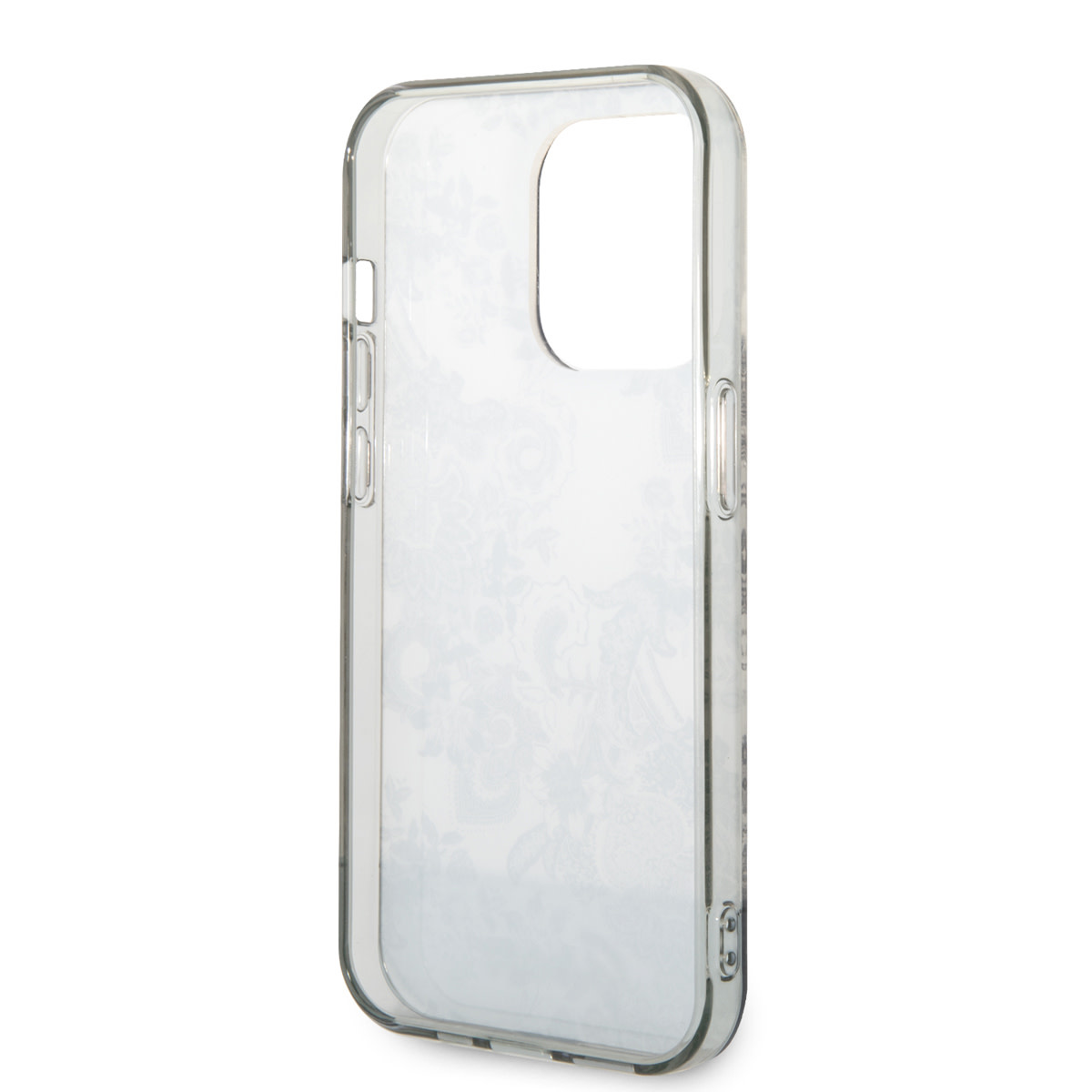 Guess Guess iPhone 14 Pro Hardcase Backcover - Porselein Collectie - Grijs, foto 6 van 6