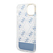 Guess Guess iPhone 14 & 15 Plus Hardcase Backcover - 4G Pattern Script - Blauw Guess Guess iPhone 14 & 15 Plus Hardcase Backcover - 4G Pattern Script - Blauw