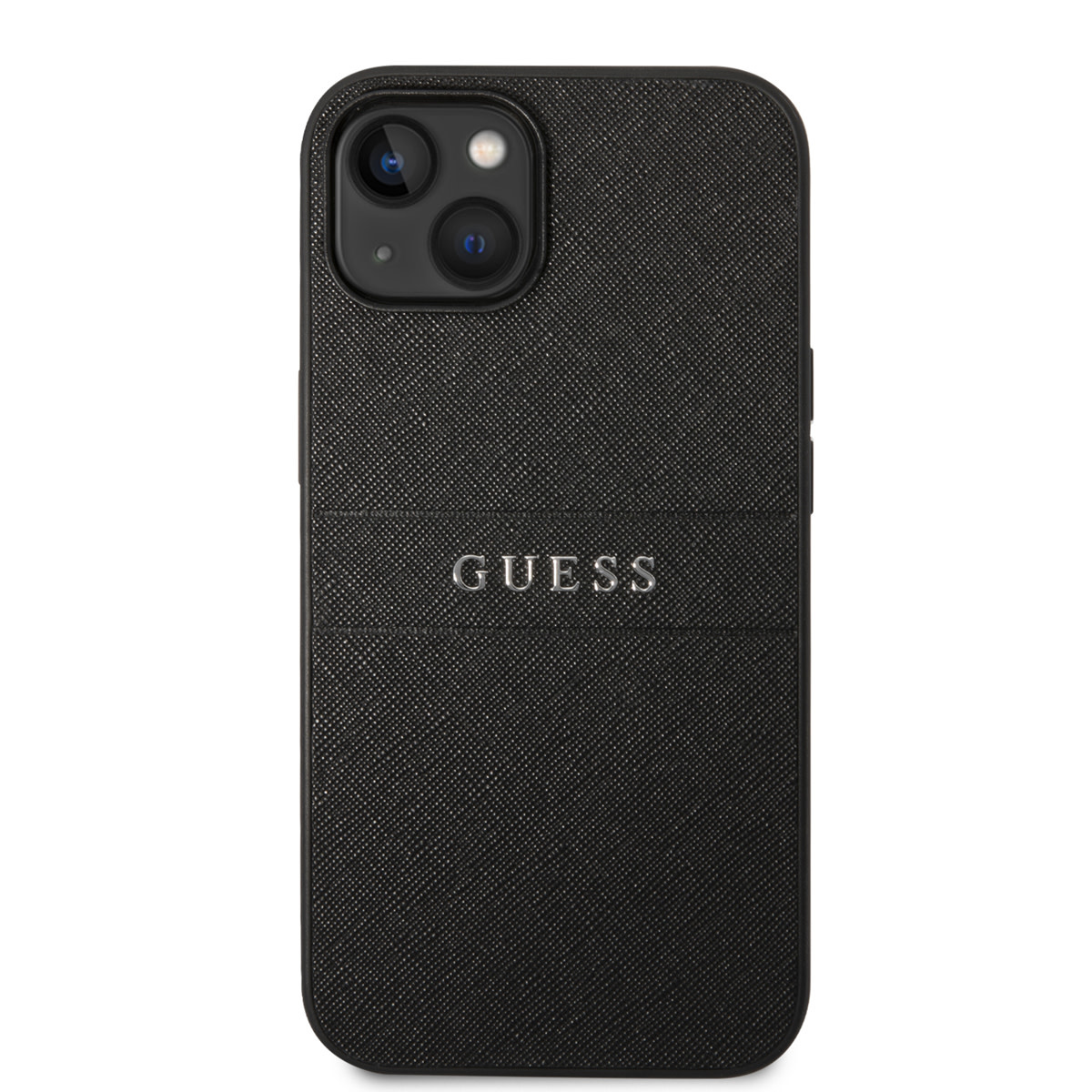 Guess Guess iPhone 14 & 15 Plus Hardcase Backcover - Saffiano - Zwart, foto 3 van 6