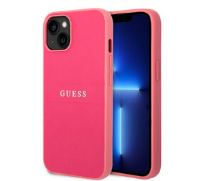 Guess Guess coque arriere rigide pour iPhone 14 & 15 Plus - Saffiano - Fuchsia Guess Guess coque arriere rigide pour iPhone 14 & 15 Plus - Saffiano - Fuchsia