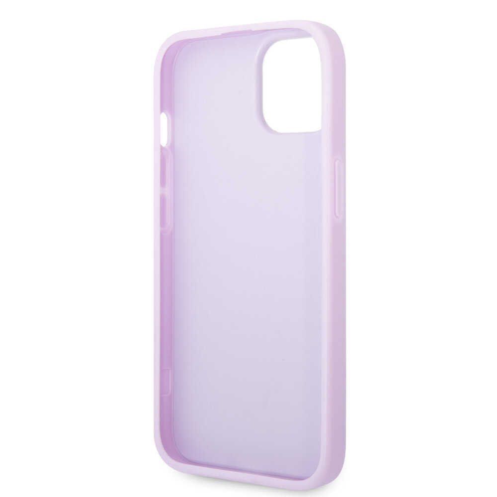 Guess Guess coque arriere rigide pour iPhone 14 & 15 Plus - Saffiano - Violet Guess Guess coque arriere rigide pour iPhone 14 & 15 Plus - Saffiano - Violet