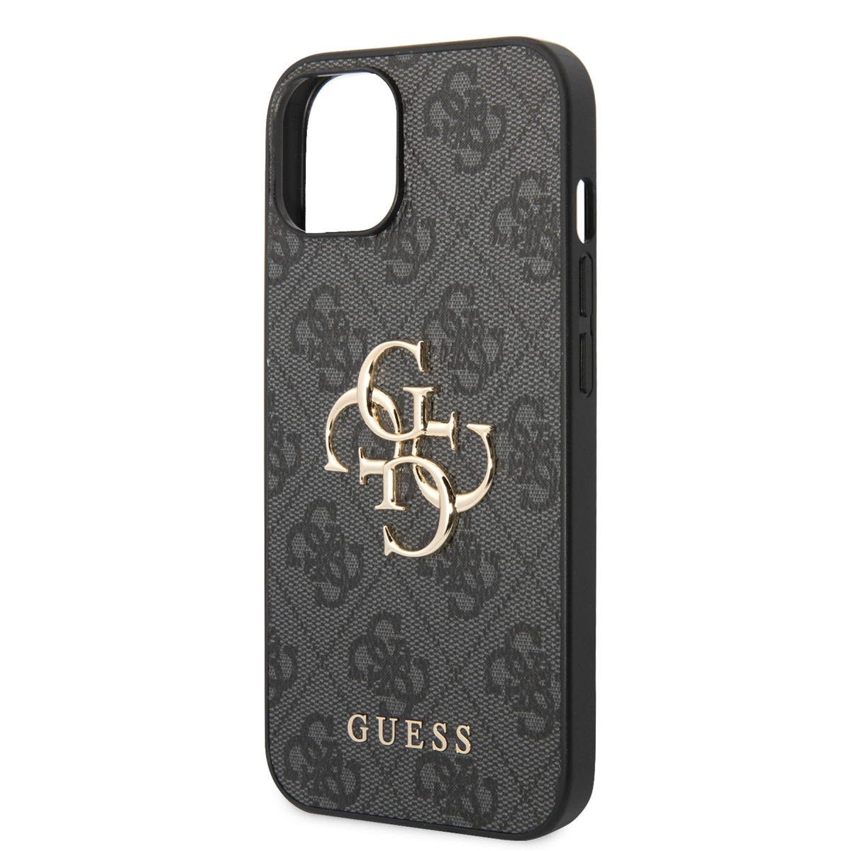 Guess Guess iPhone 14 & 13 Hardcase Backcover - 4G - Big Metal Logo - Grijs, foto 5 van 6