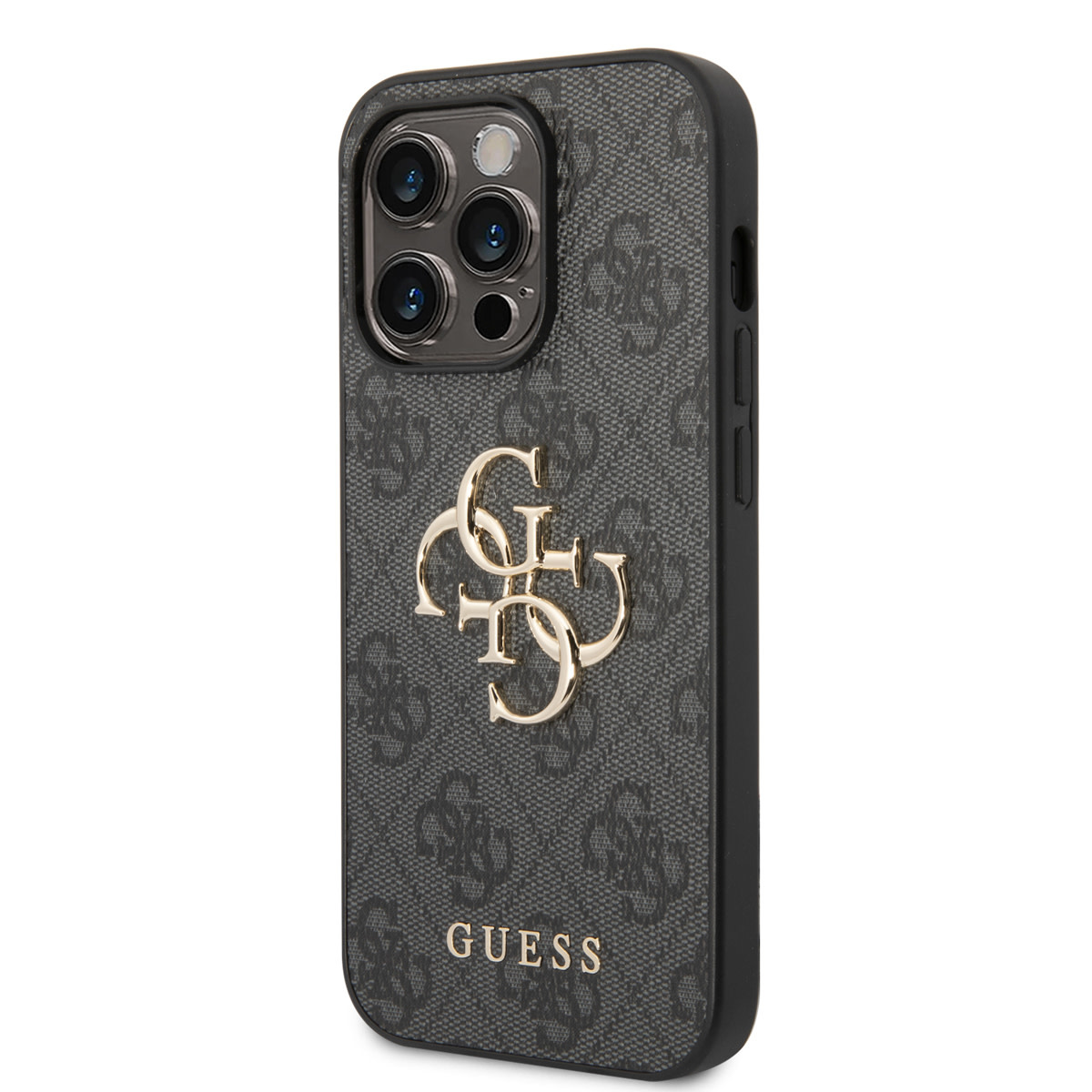 Guess Guess iPhone 14 Pro Max Hardcase Backcover - 4G - Big Metal Logo - Grijs, foto 2 van 6