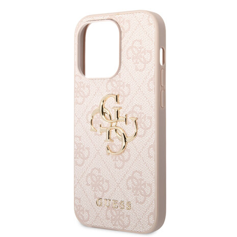 Guess Guess coque arrière rigide pour iPhone 14 Pro Max - 4G - Big Metal Logo - Rose Guess Guess coque arrière rigide pour iPhone 14 Pro Max - 4G - Big Metal Logo - Rose